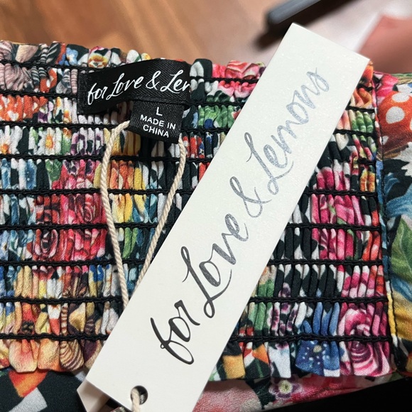 NWT For Love and Lemons Deidre Halter Scarf Top - Picture 4 of 5